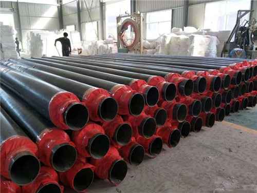 保溫鋼管聚氨脂預制直埋發泡螺旋鋼管防腐